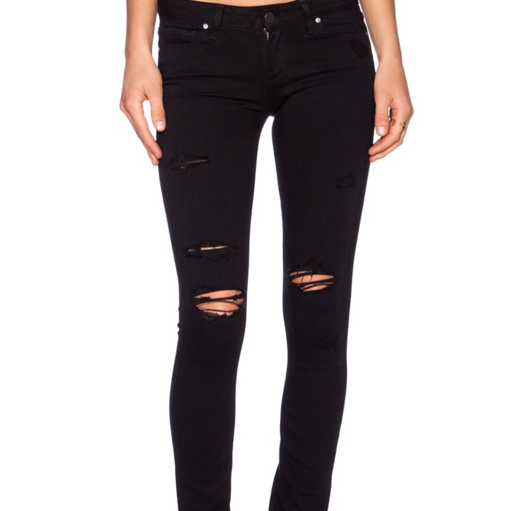 PAIGE Black Skinny Jeans